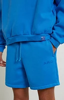 A.R.C. Blue Heavyweight Fleece Sweat Shorts