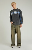 Pacsun Medium Indigo Tinted Extreme Baggy Jeans