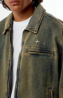 Pacsun Tint Washed Denim Gas Jacket