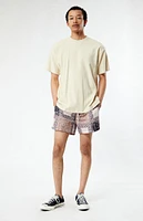 PacSun Bandana Block 4.5" Swim Trunks