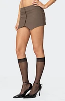 Edikted Ellis Buttoned Up Mini Skort