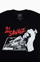 21 Savage Knife Oversized T-Shirt