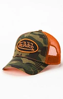 Von Dutch Camo Trucker Hat