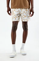 Tommy Jeans Hawaiian Print Beach Shorts