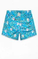 Boardies Recycled Palm Heads 4.5" Swim Trunks