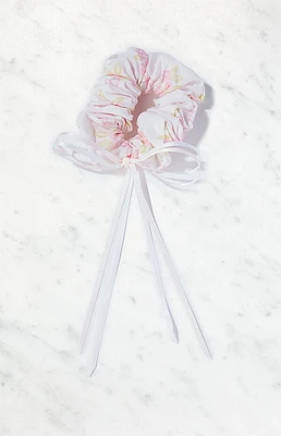 Pacsun Floral Bow Hair Scrunchie