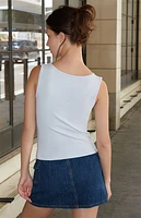 John Galt Light Blue Kathleen Top