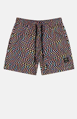 WeSC America Inc Zack Color Warp AOP 5" Swim Trunks