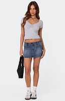 Edikted Ava Ruched Top