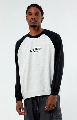 Converse Retro Raglan Crew Neck Sweatshirt