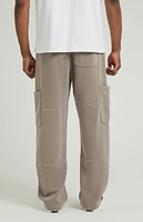 PacSun Kyler Fleece Baggy Cargo Sweatpants