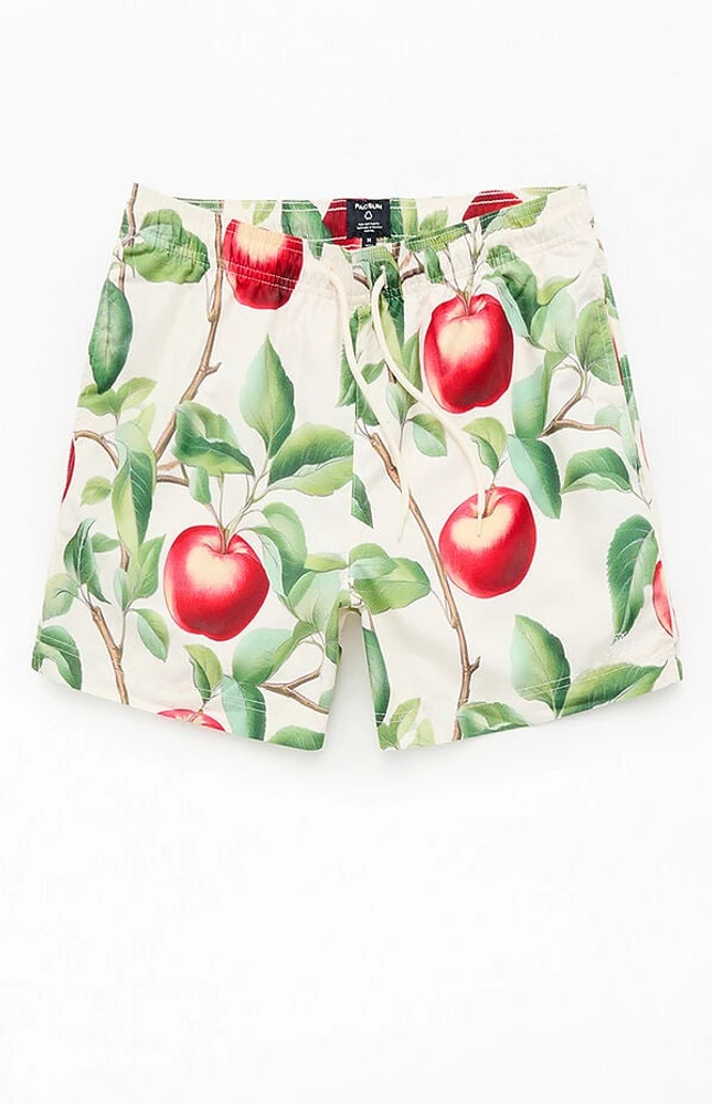 Pacsun Apples Eco 4.5" Swim Trunks