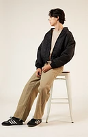Pacsun Black Nylon Bomber Jacket