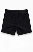 PacSun Baggy Black 4.5" Swim Trunks