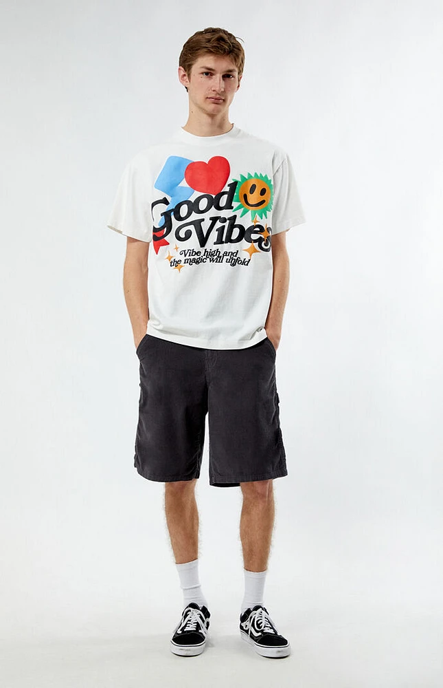 PacSun Good Vibes Puff Oversized T-Shirt
