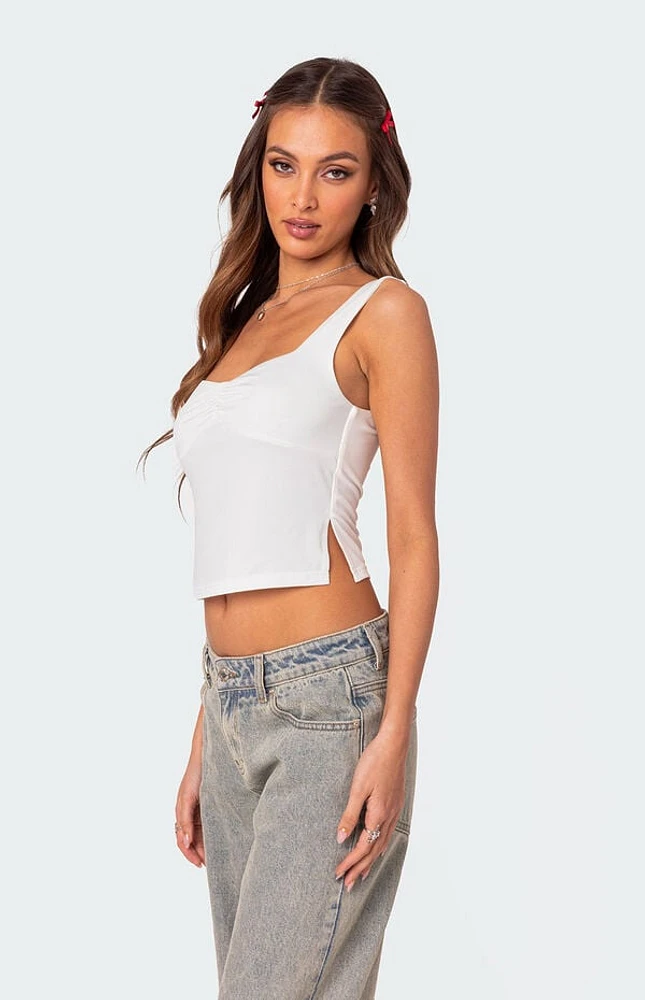 Edikted Marigold Side Slit Top