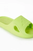 adidas Eco Lime Adicane Slide Sandals