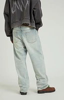 PacSun Light Tinted Indigo Baggy Jeans