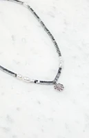 Silver Daisy Pendant Necklace