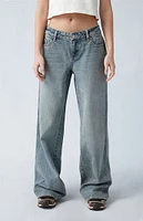 PacSun Eco Dark Indigo Low Rise Baggy Jeans