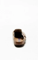 Birkenstock Women's Boston Soft Footbed Clog Taupe