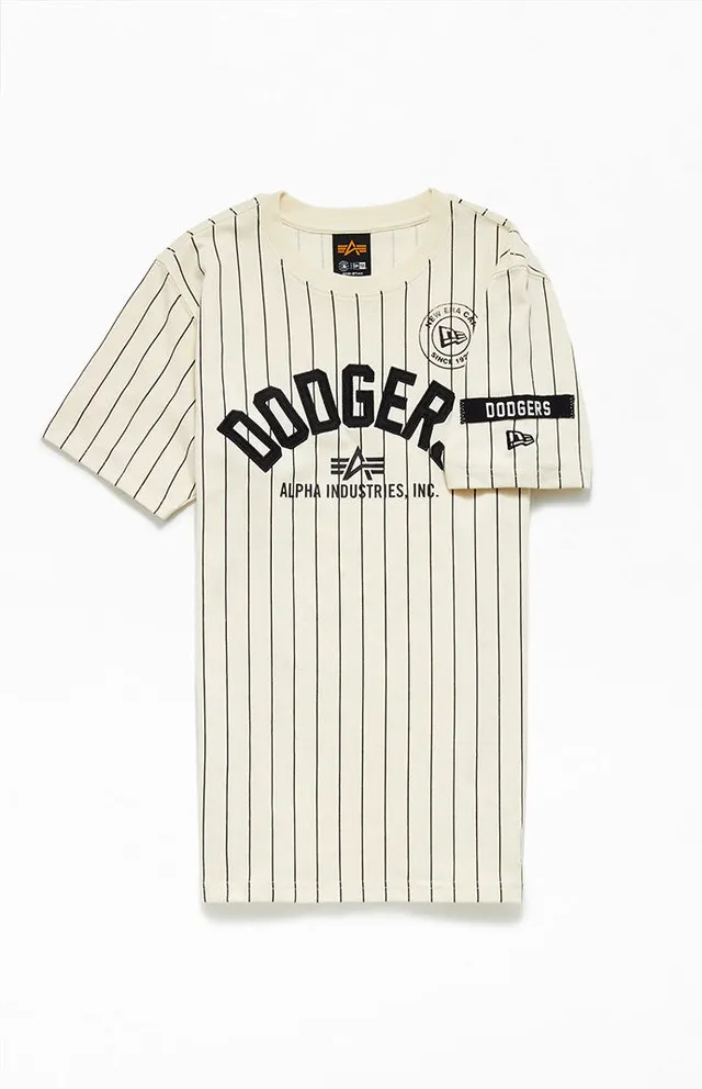 LA Dodgers Pinstripe T-Shirt