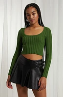 Beverly and Beck Gabriella Scoop Neck Sweater