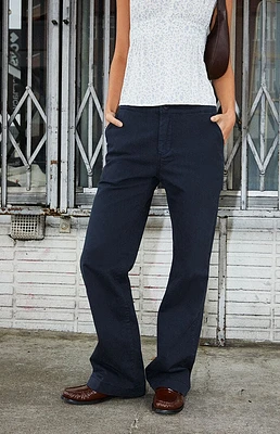 John Galt Blue Jada Straight Leg Pants