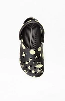 Crocs Kids Classic Glow-In-The-Dark Space Clogs