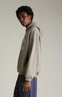 Fear of God Essentials Heather Grey Fleece Hoodie