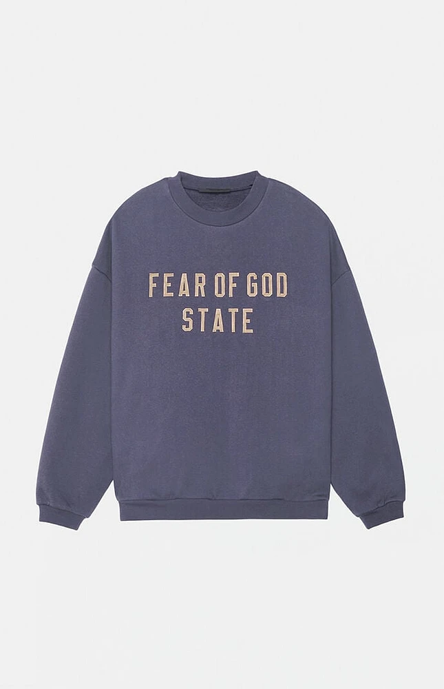 Fear of God Essentials Marine Heavy Fleece Crew Neck Sweatshirt