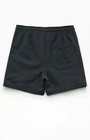 Pacsun Sail Seersucker 4.5" Swim Trunks