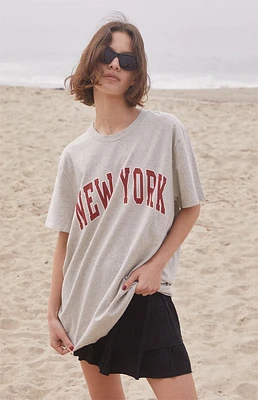 John Galt Penelope Red New York Oversized T-Shirt
