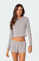 Homey Pointelle Long Sleeve Top