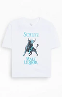 Schlitz Bull Cropped T-Shirt