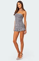Edikted Siena Sequin Mini Dress