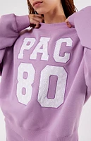 PacSun Pac 1980 Eyelet Crew Neck Sweatshirt