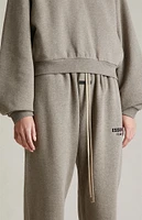 Fear of God Essentials Women's Heather Grey Fleece Sweatpants