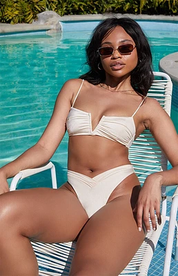 PacSun Tan Ocean Shine Bralette Bikini Top