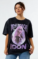 Paris Hilton Infinite Icon Chrome Oversized T-Shirt