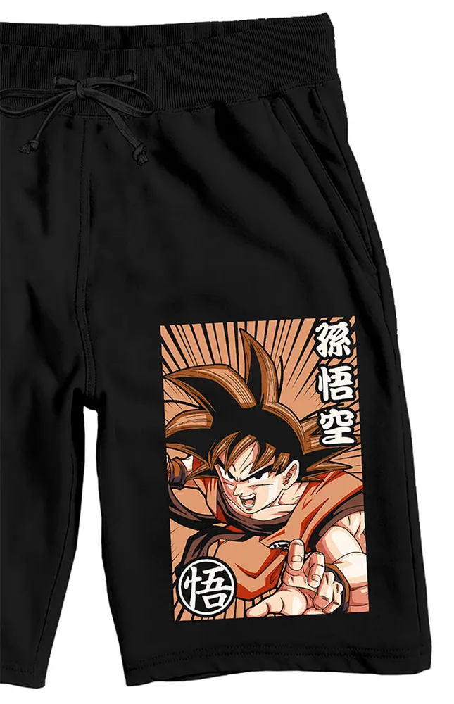 Dragon Ball Z Goku Attack Anime Sweat Shorts