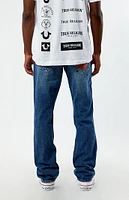 True Religion Ricky Straight Flap Logo Jeans