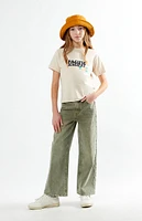 PacSun Kids Olive Baggy Jeans