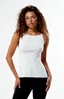 WEWOREWHAT High Straight Neck Tank Top
