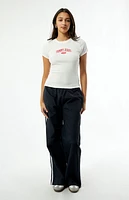 Tommy Jeans Slim Varsity Ribbed T-Shirt