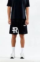 RODMAN BRAND Flame Mesh Basketball Shorts