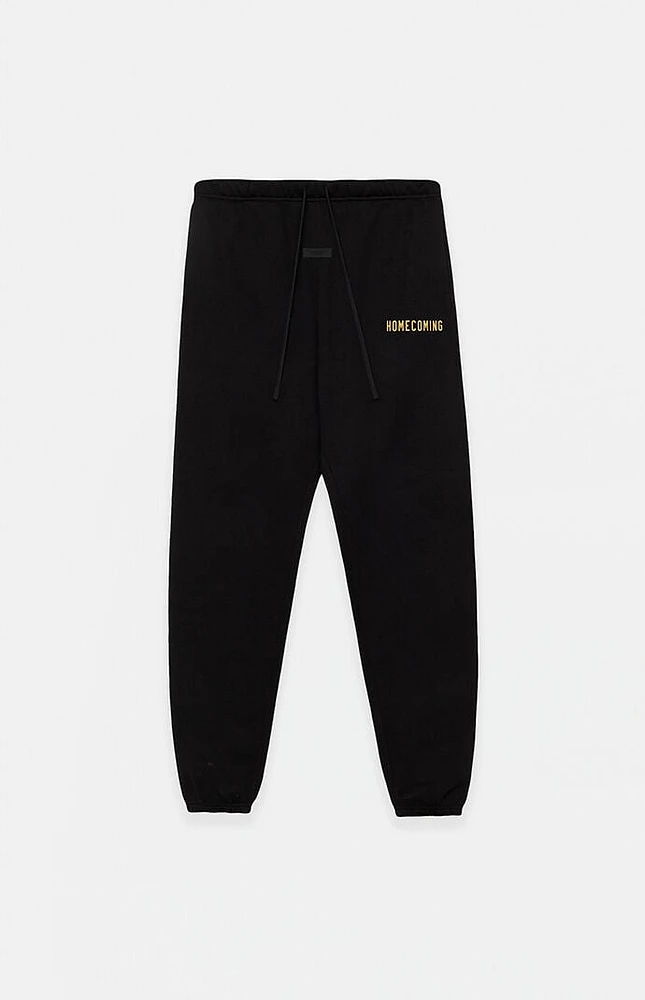 Fear of God Essentials Kids Black Heavy Fleece Sweatpants