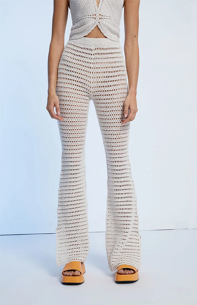 High Waisted Crochet Pants