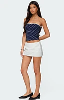 Edikted Built Bra Polka Dot Top
