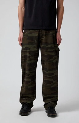 PacSun Camo Baggy Carpenter Jeans